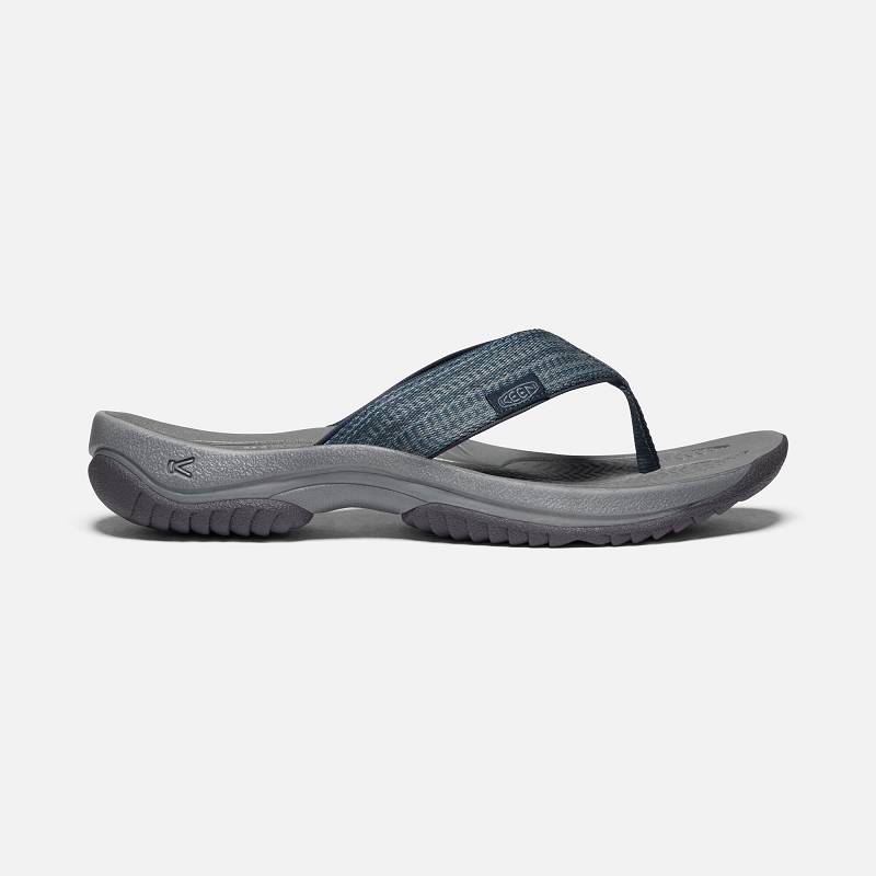 Keen Kona Flip II Zehentrenner Herren DE-13947 Blue/Grey - Keen Herrenschuhe Blau